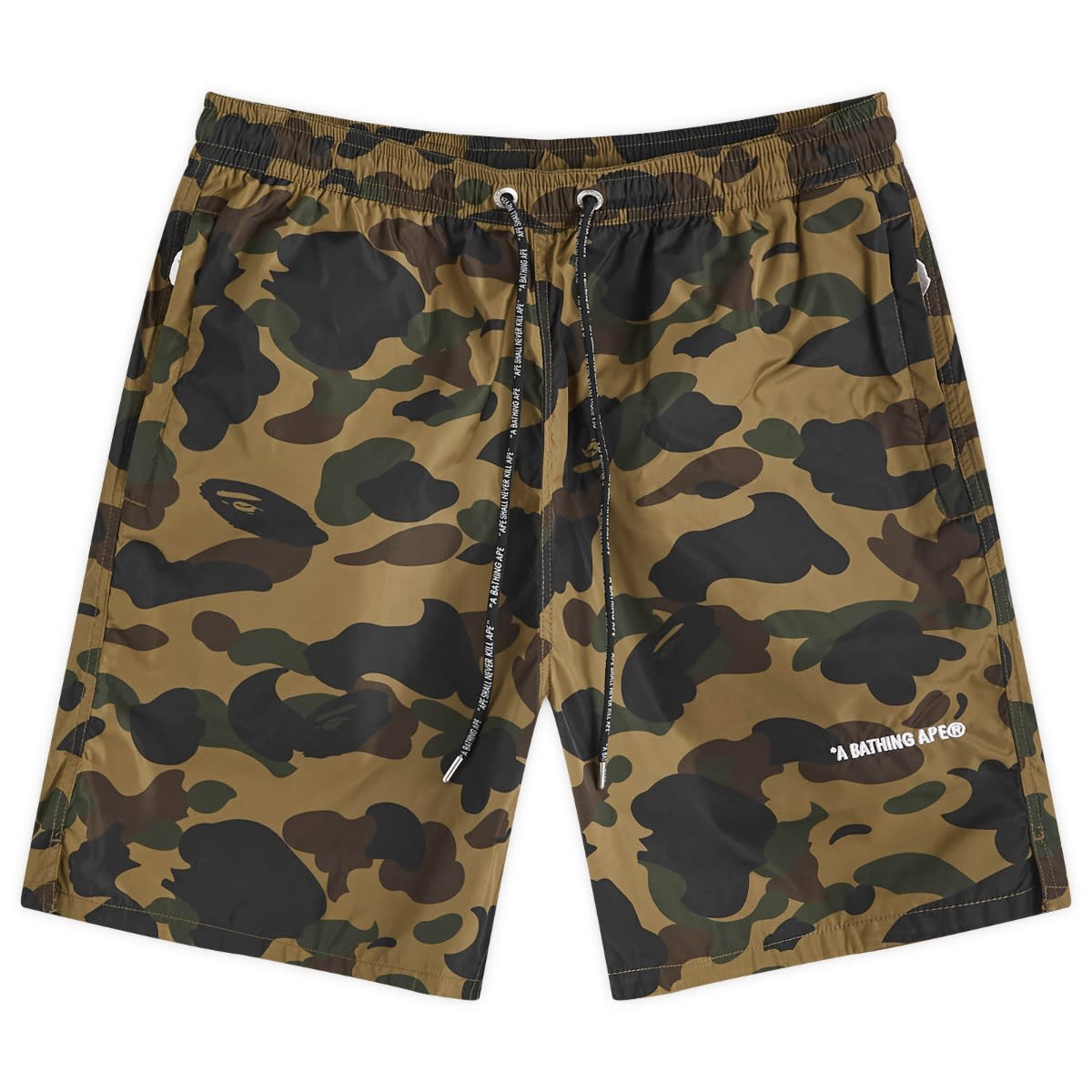 Šortky BAPE A Bathing Ape 1st Camo Nylon Beach Short Zelené | 001SPK301323M-GRN, 0
