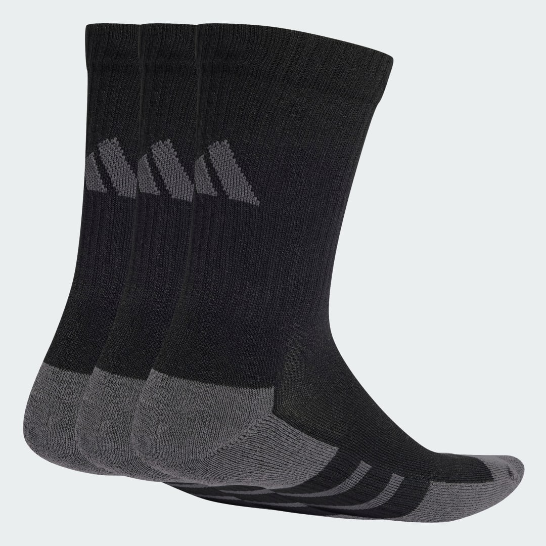 Three Pack Breathable Cushioned Crew Socks