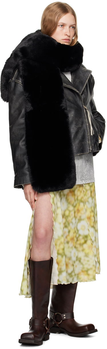 Šál Acne Studios Acne Studios Furry Scarf Čierna | CA0349-, 2
