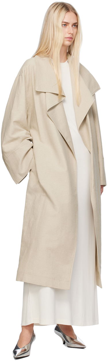Trenčkot TOTEME Totême Signature Trench Coat Béžová | 243-WRO3318-FB0196, 3