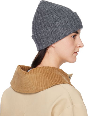 Kulicha GANNI Wool Knit Beanie Šedá | A6928, 2