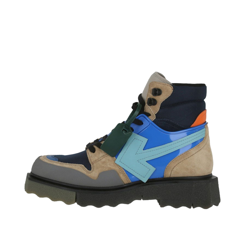 Tenisky a topánky Off-White Hiking Sponge Sneakerboot Turquoise Tyrkysová | IA228F22 LEA00 14363 40090