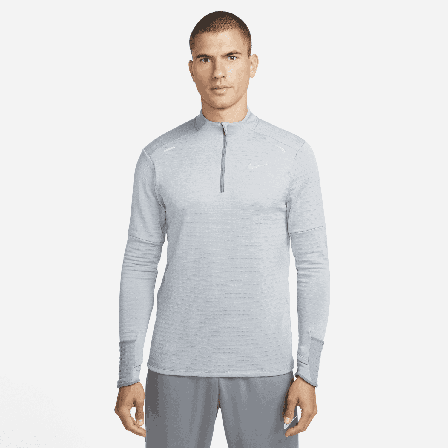 Tričko Nike Therma-FIT Repel Element 1/4 Zip Running Top Šedá | DD5662-084, 0