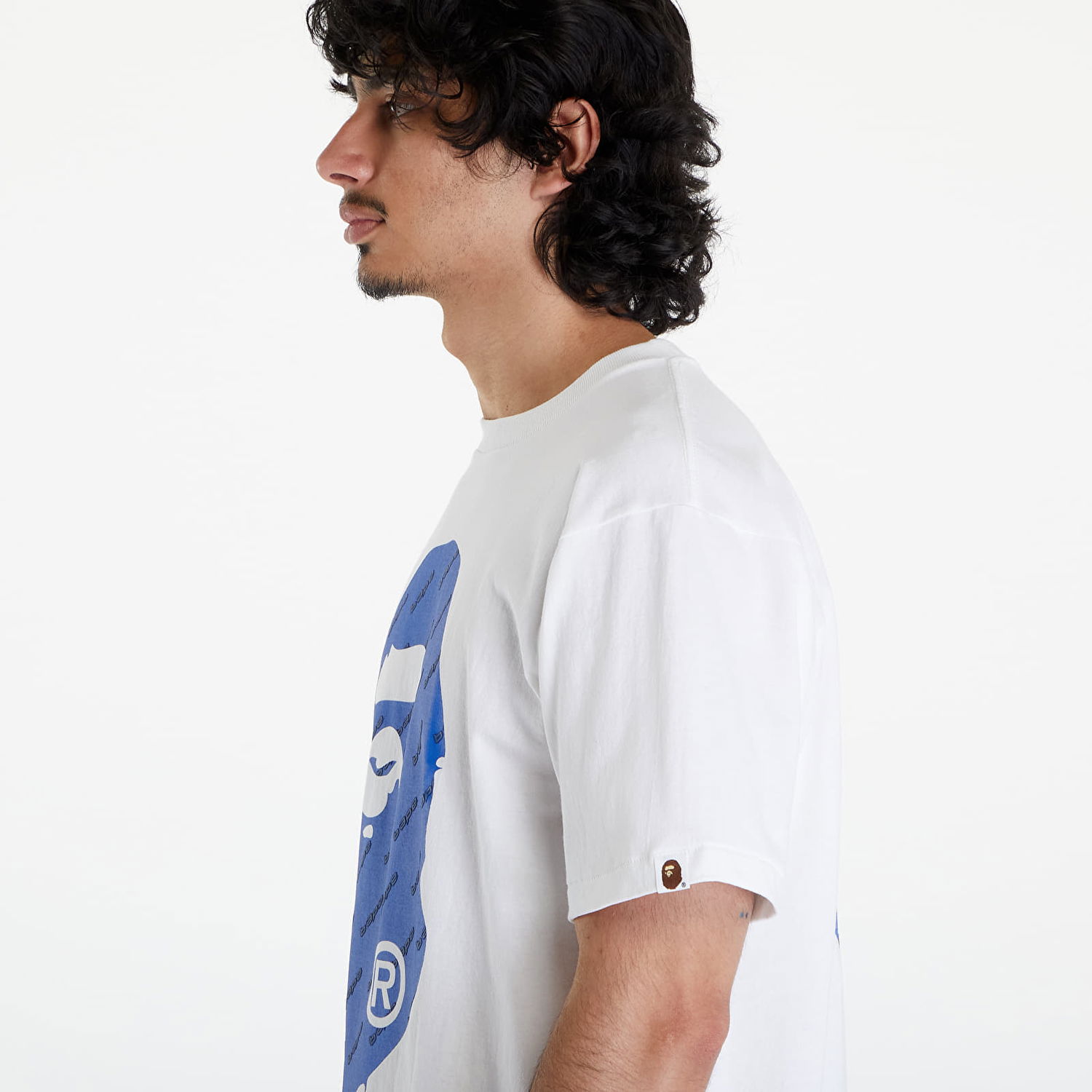 Tričko BAPE A BATHING APE Bape Hexagram Big Ape Head Tee White Biela | 001TEK301034M WHT, 1