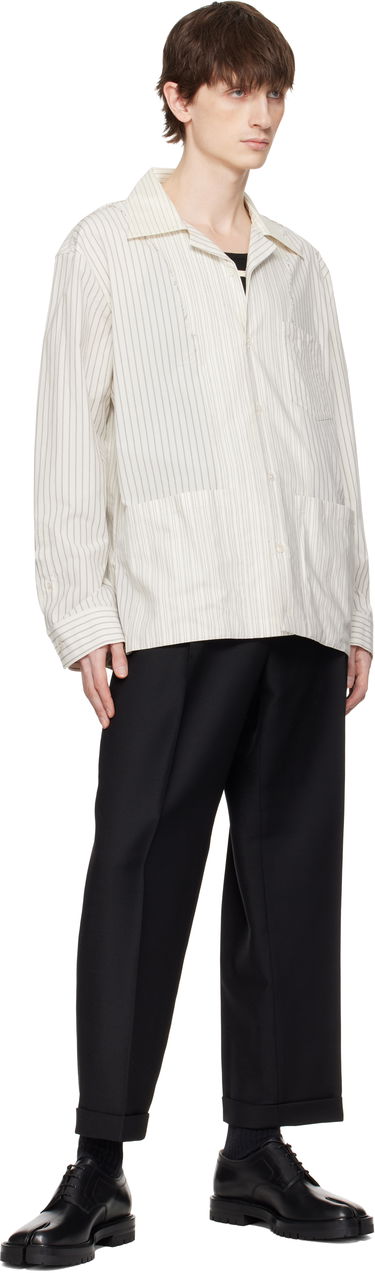 Nohavice Maison Margiela Maison Margiela Mohair Trousers Čierna | S50KA0672 M35259, 3