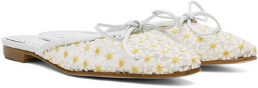 Doplnky Manolo Blahnik Manolo Blahnik Ballermiu Lace Mules Biela | 124-2557, 3