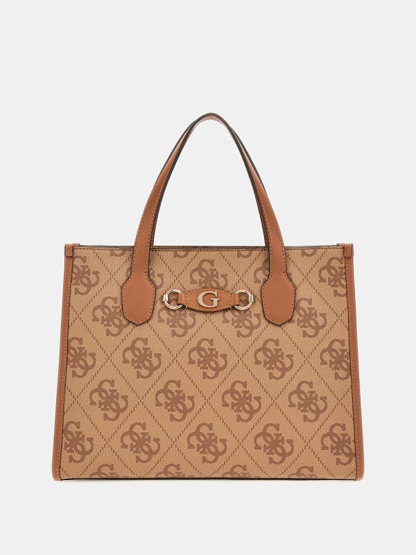 Tote bag GUESS Izzy 4G Logo Tote Bag Hnedá | HWOS8654220, 0