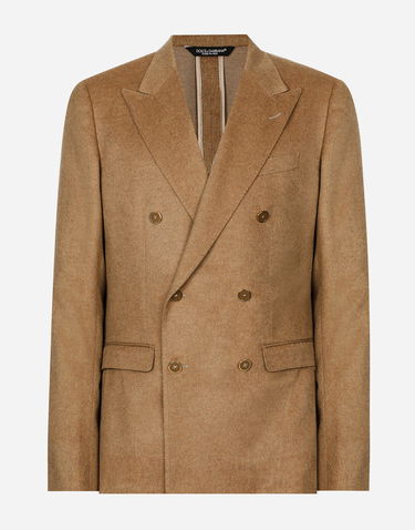 Bunda Dolce & Gabbana Dolce & Gabbana Double-breasted Taormina-fit Jacket Hnedá | G2NW1TFU3LUM0464, 0