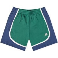 Šortky New Balance Hoops Fleece Team Zelené | MS33590-TFN, 1