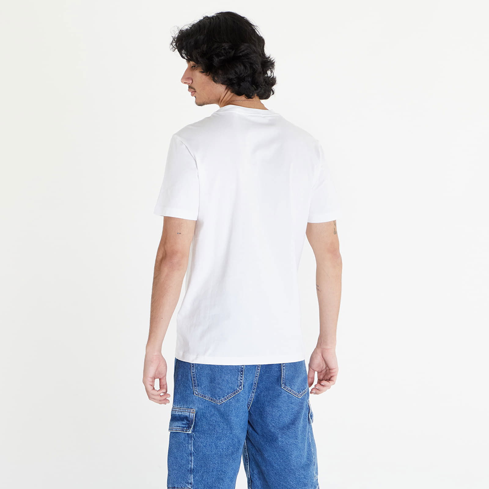 Jeans Diffused Stacked Short Sleeve