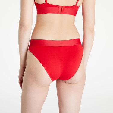 Nohavičky CALVIN KLEIN Monolith Cotton Holiday Bikini Červená | QF7056E 5FJ, 4