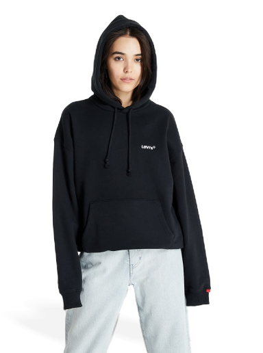 Mikina Levi's Red Tab Sweats Hoodie Čierna | A0747-0006