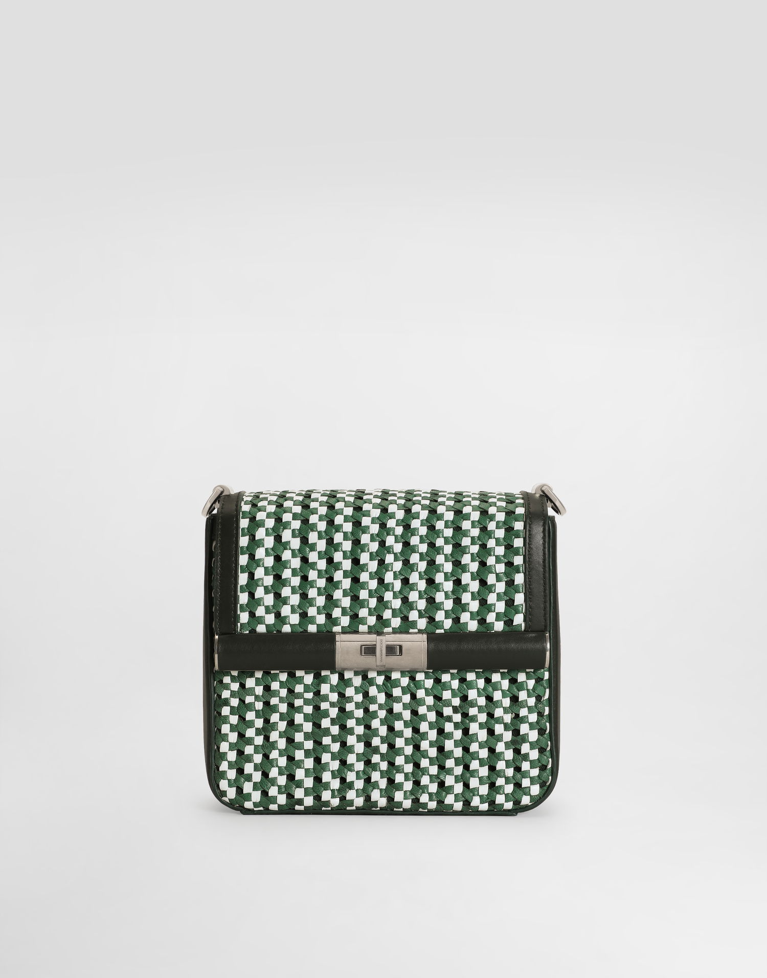 Kabelka Dolce & Gabbana Dolce & Gabbana Woven Crossbody Bag Zelené | BM2445A9N798S667, 0