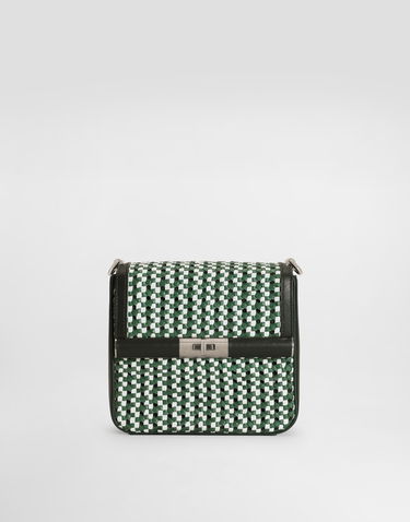 Kabelka Dolce & Gabbana Dolce & Gabbana Woven Crossbody Bag Zelené | BM2445A9N798S667, 0