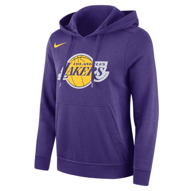 Mikina Nike NBA Los Angeles Lakers Club Fleece Hoodie Fialová | DZ0376-504, 1
