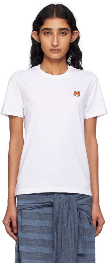 Tričko MAISON KITSUNÉ Maison Kitsuné Fox Head T-Shirt Biela | PW00113KJ7026, 0