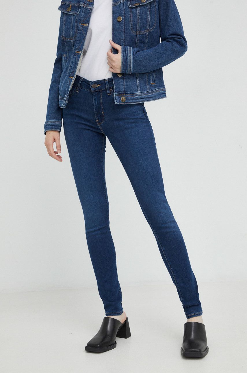 Džínsy Levi's 711 Skinny Jeans Medium Waist Navy | 18881.0600, 1