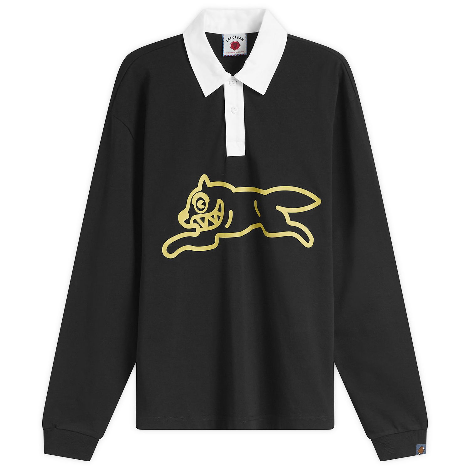 Polo tričko BBC IceCream Running Dog Rugby Shirt Size Small Čierna | IC25472-BLK, 1