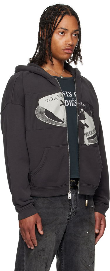 Mikina Enfants Riches Déprimés Enfants Riches Déprimés Holy Bible Assemblage Baggy Zip Hoodie Čierna | 020-465, 1