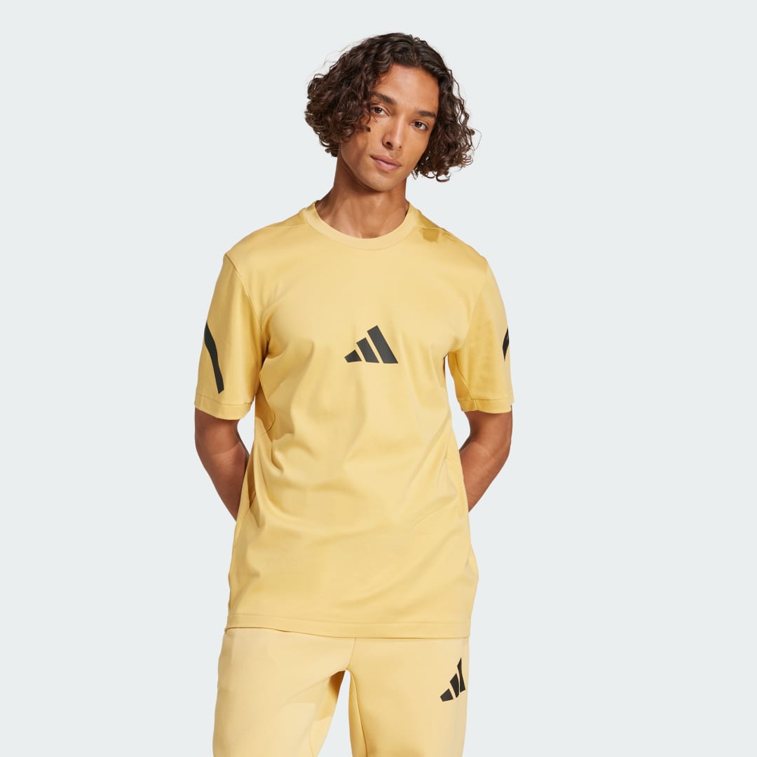 Tričko adidas Performance Z.N.E. Short Sleeve Graphic T-Shirt Žltá | JF2458, 0