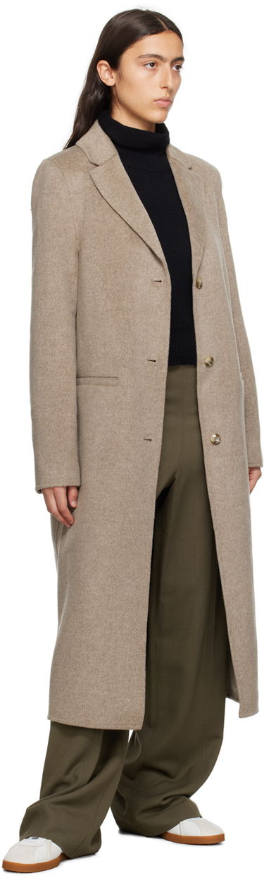 Nohavice Loulou de Saison Loulou de Saison Hamill High-Rise Wide-Leg Trousers Zelené | HAMILL, 3