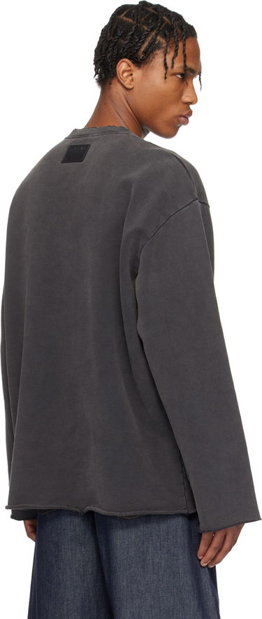 Sveter Helmut Lang Helmut Lang Garment-Dyed Upstate Sweatshirt Šedá | O10HM502, 2
