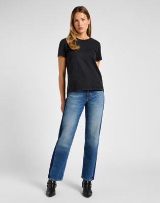 Tričko Lee Perfect Tee Unionall Black Čierna | 112355164, 1