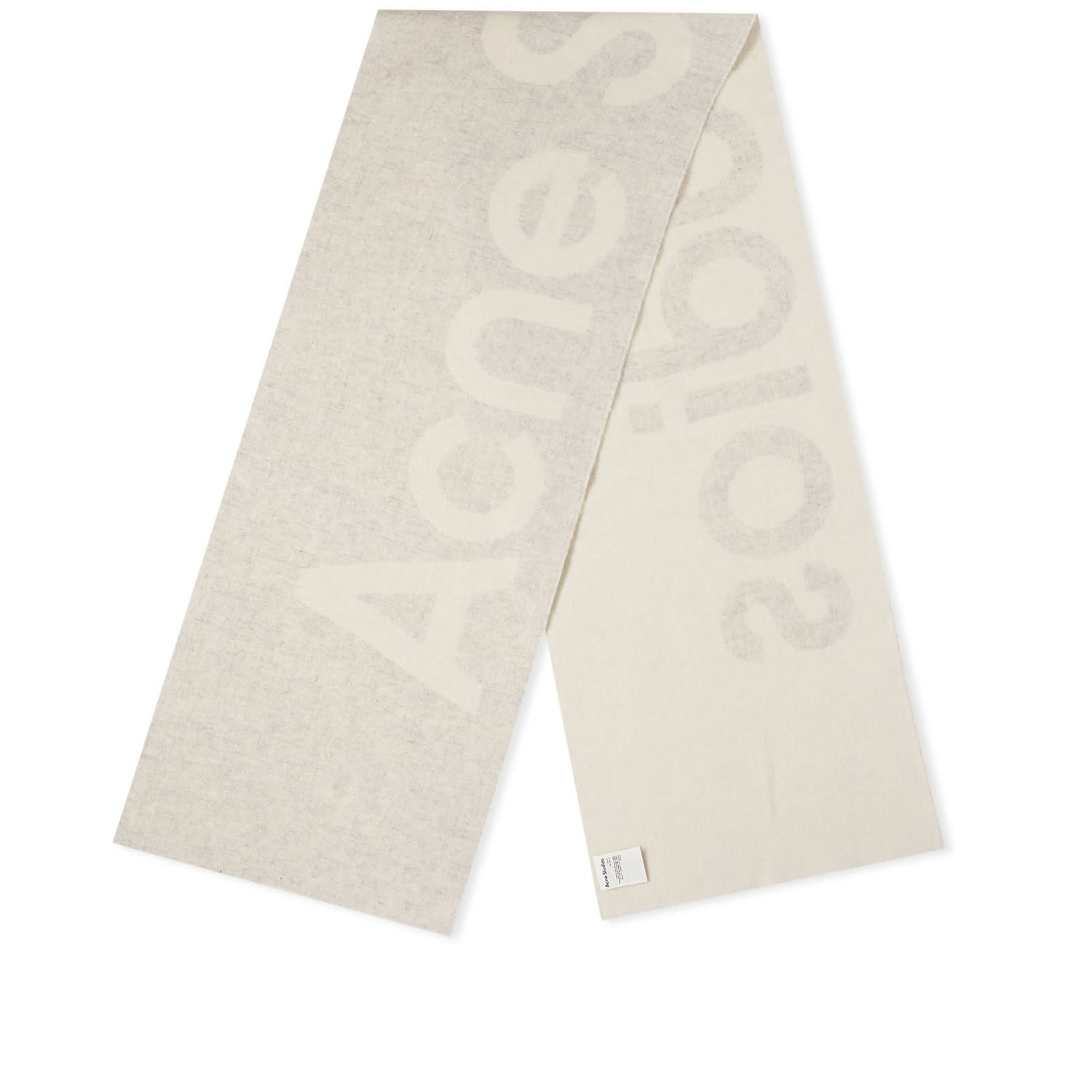 Šál Acne Studios Toronty Logo Contrast Recycled Scarf Šedá | CA0154-DLZ, 0