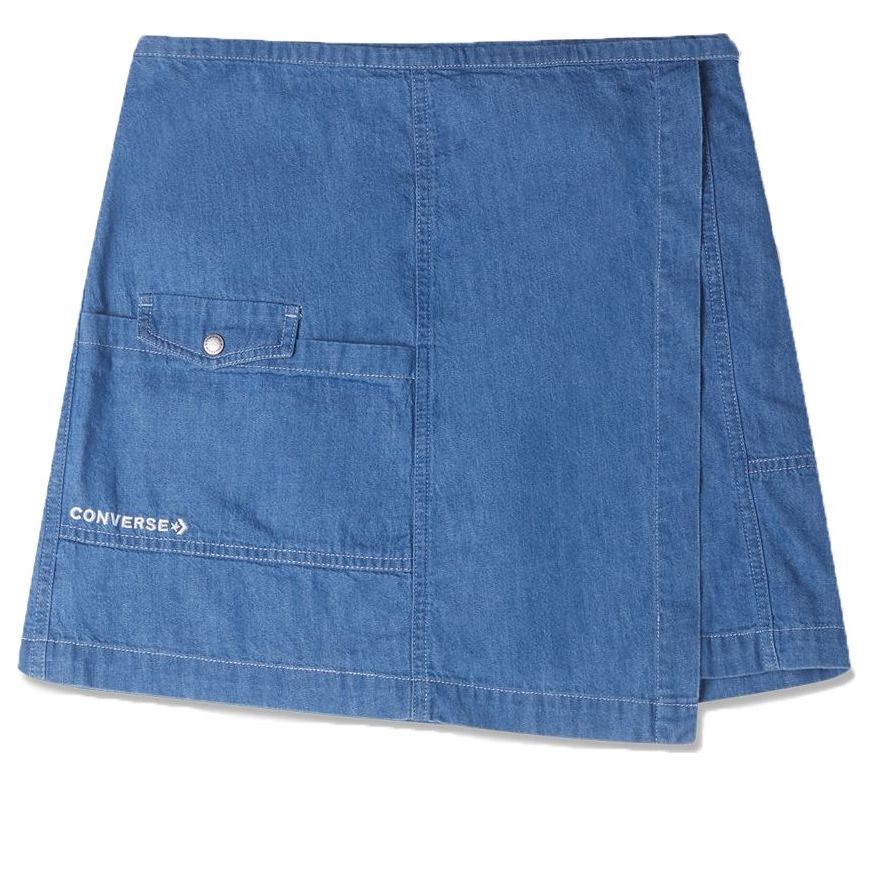 Sukňa Converse Denim City Wrap Skirt Modrá | 10025451-A01, 0