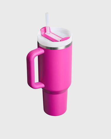 Fľaše Stanley Quencher H2.0 FlowState Tumbler with Handle and Straw Ružová | 10-13230-064, 2