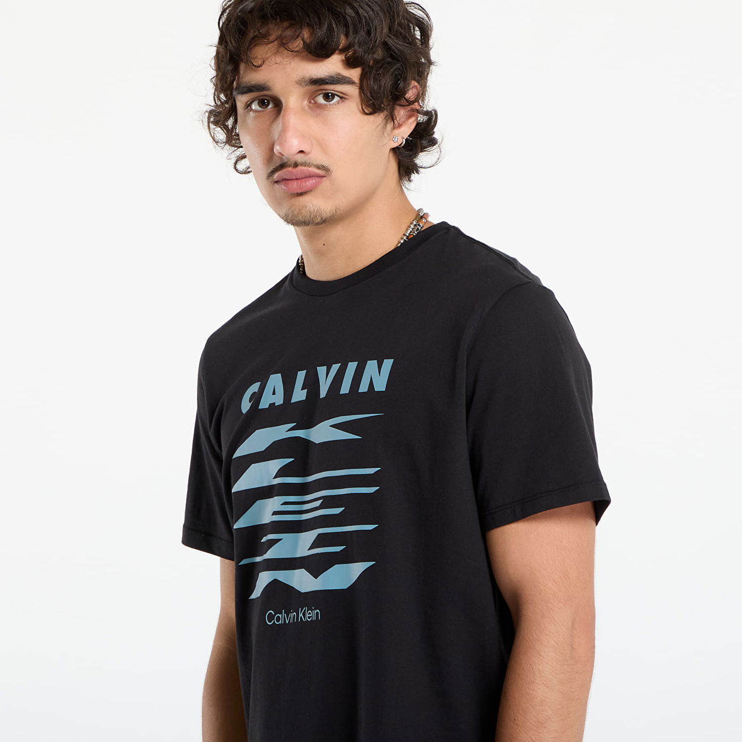 Tričko CALVIN KLEIN Calvin Klein Jeans Graphic Tee Čierna | LV04RD815G UB1, 1