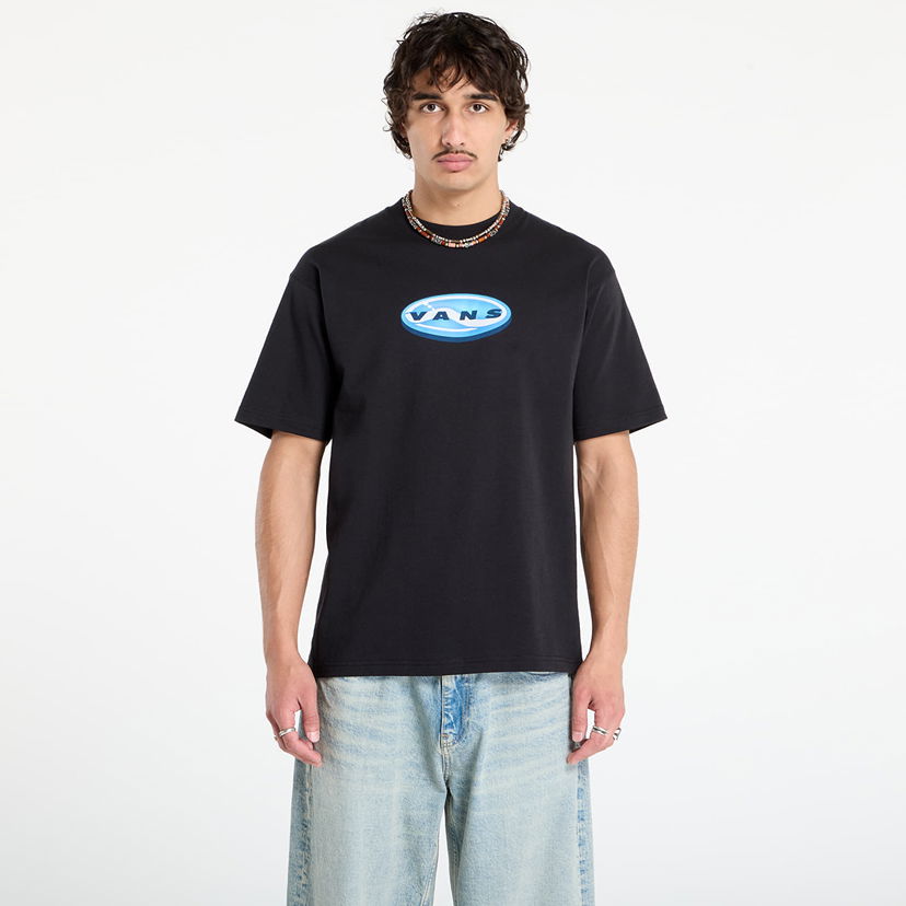 Tričko Vans 3D Retroval Short Sleeve T-Shirt Čierna | VN000PBXBLK1