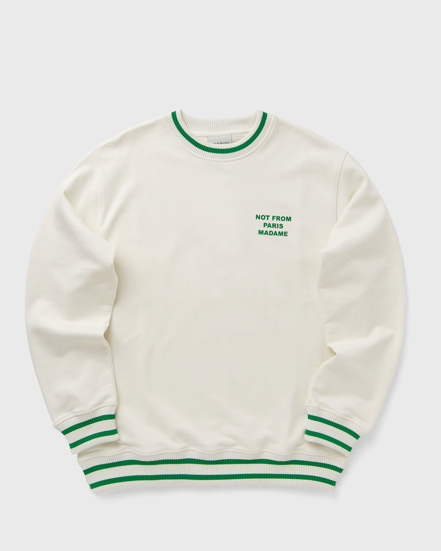 Sveter Drôle de Monsieur Drole de Monsieur Le Sport Slogan Sweatshirt Biela | F-SW140-CO127-CM, 0