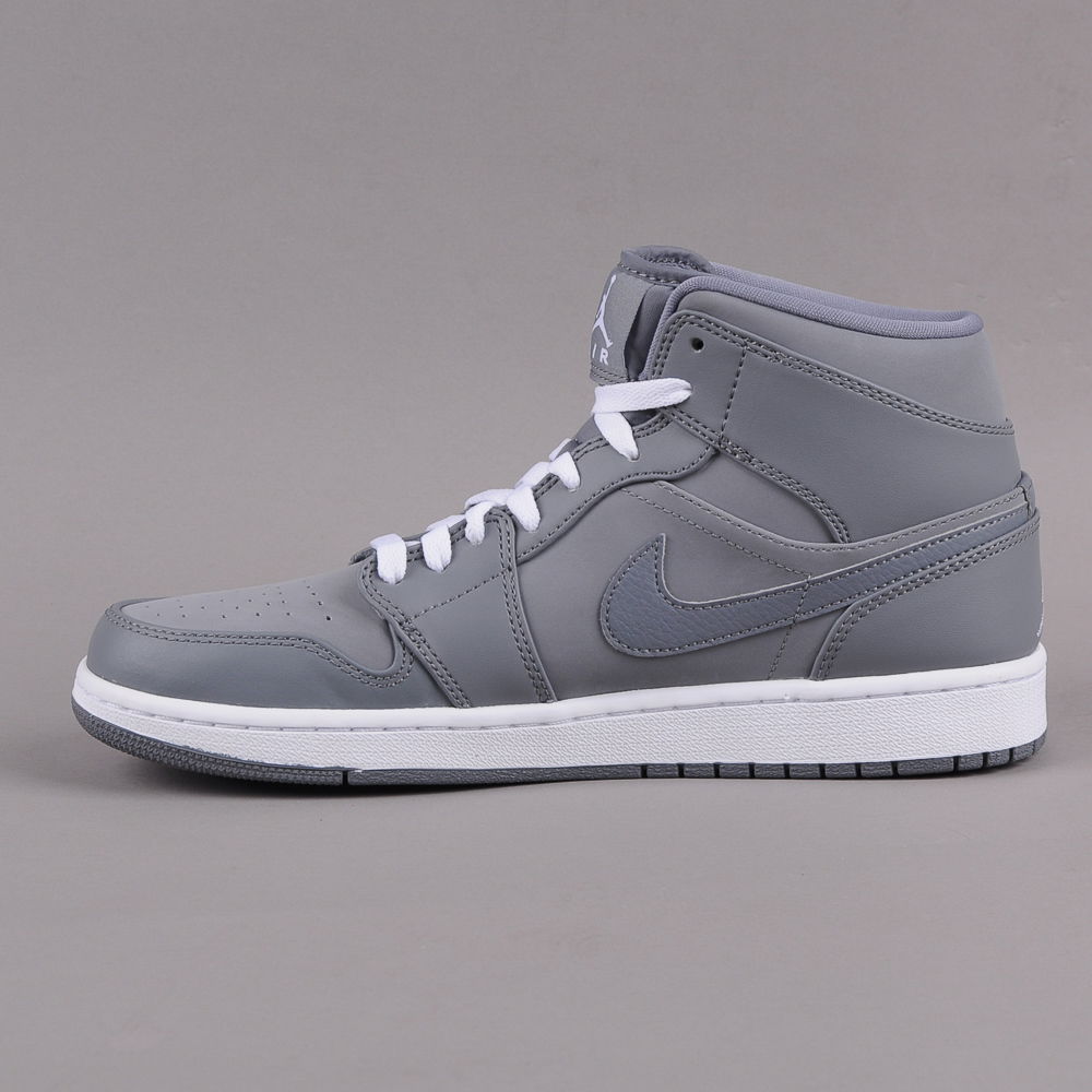 Tenisky a topánky Jordan Air Jordan 1 Retro Mid ''Cool Grey'' Šedá | 554724-014, 0