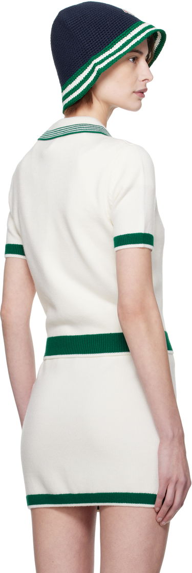 Sukňa Casablanca Casablanca Knit Tennis Polo Biela | WPS25-KW-856-01, 2