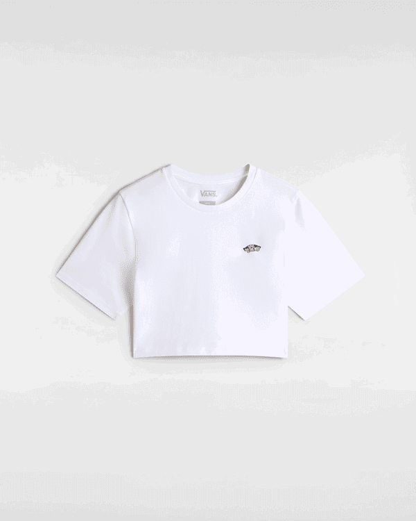 Crop Top Vans Style 76 Crop T-Shirt Biela | VN000P5VWHT, 0