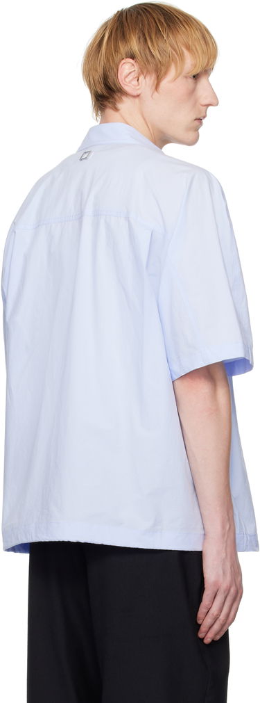 Košeľa WOOYOUNGMI WOOYOUNGMI Banding Short Sleeve Shirt Modrá | W251SH23, 2