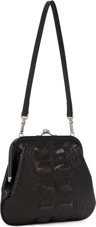 Kabelka Vivienne Westwood Vivienne's Orb-Logo Crocodile-Effect Frame Clutch Bag Hnedá | 4B01001BW-L00BO-, 2