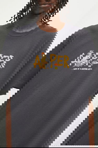 Tričko AAPE by A Bathing Ape AAPE Theme Aaper Graphic T-Shirt Čierna | AAPTEM1616XXO, 3