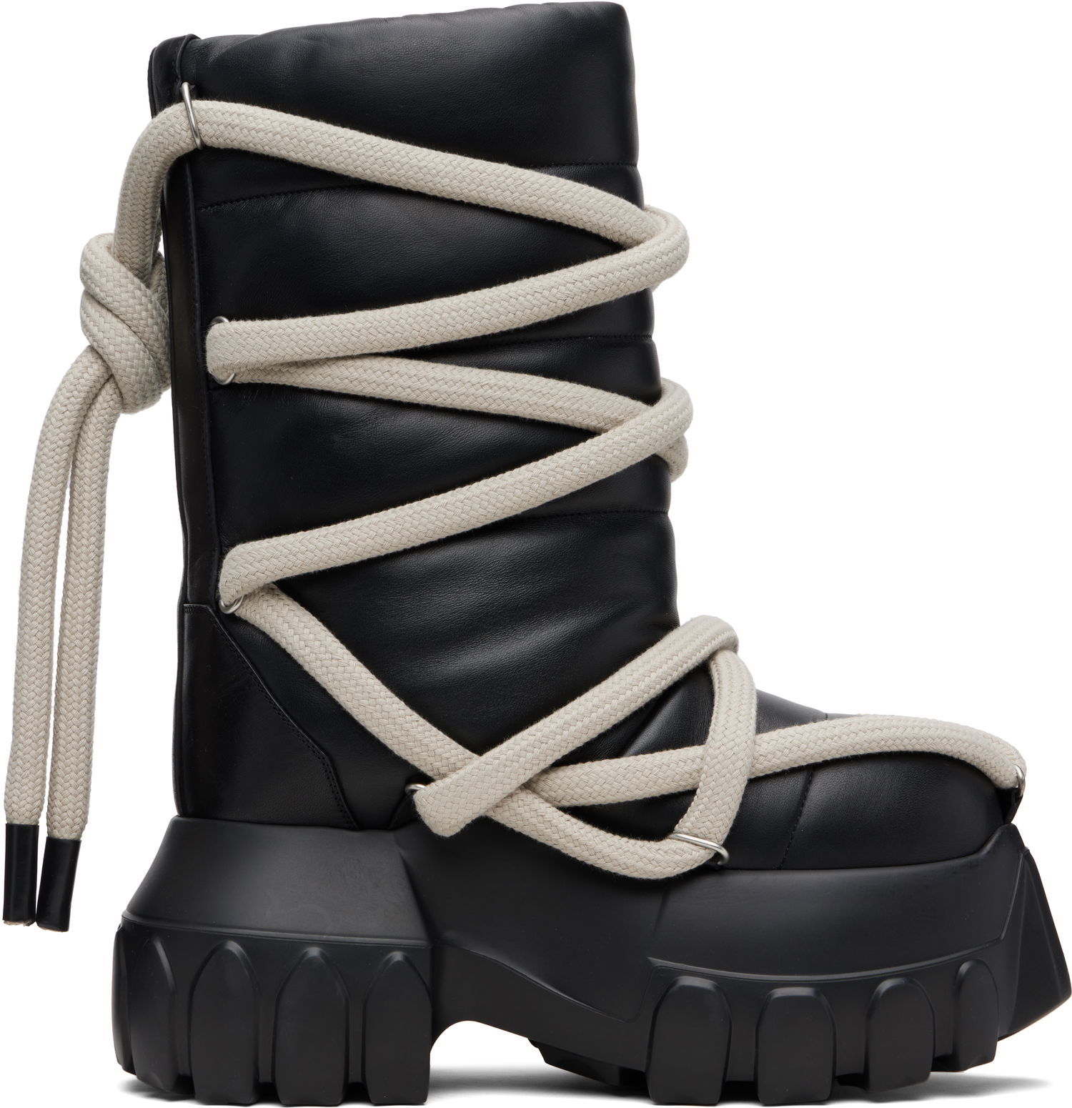 Tenisky a topánky Rick Owens Rick Owens Concordians Lunar Mega Tractor Boots Čierna | RU02E1862 LLPPW3, 0