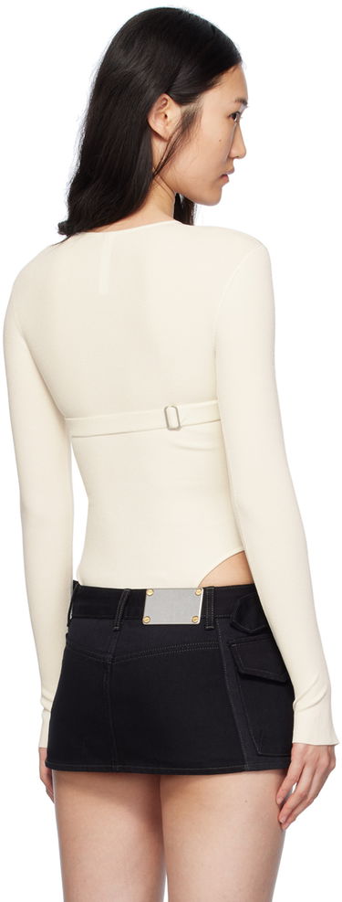 Body Dion Lee Double Underwire Bodysuit Biela | A7791PS24, 2