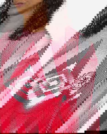 Tričko Umbro Warm Up Longsleeve T-Shirt Rôznofarebný | UBMW047JY15 RED0001, 5