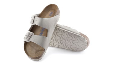 Tenisky a topánky Birkenstock Arizona Soft Footbed Suede Leather Narrow Fit Biela | 1024516, 4