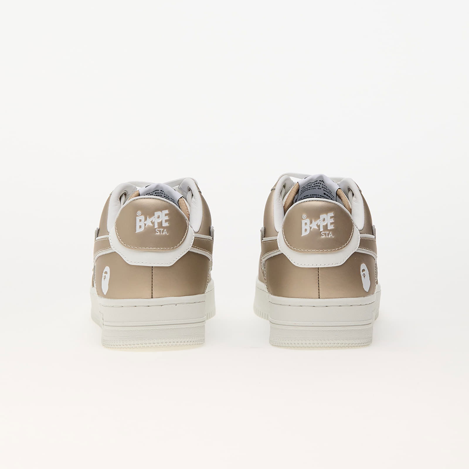 A Bathing Ape Men's BAPE STA #4 M1 Sneakers in Beige, Size UK 6 | END. Clothing