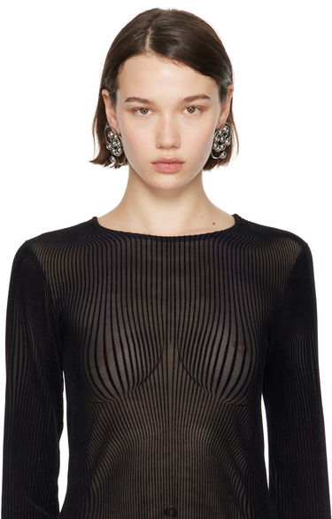 Náušnice Jean Paul Gaultier Jean Paul Gaultier Spiral Crystal Earrings Metalická | 24/30-U-BO062-X054-91, 2