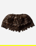 Cecilie Bahnsen Elena Puffy Down Skirt with Embroidered Hem