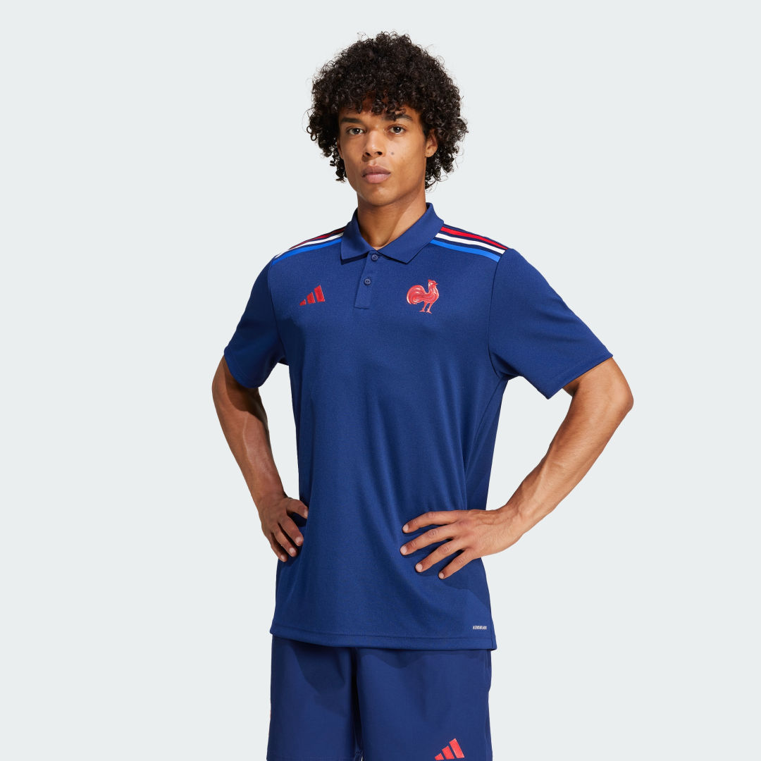 Polo tričko adidas Performance Rugby Home Supporter Polo Shirt Modrá | JG8214, 1