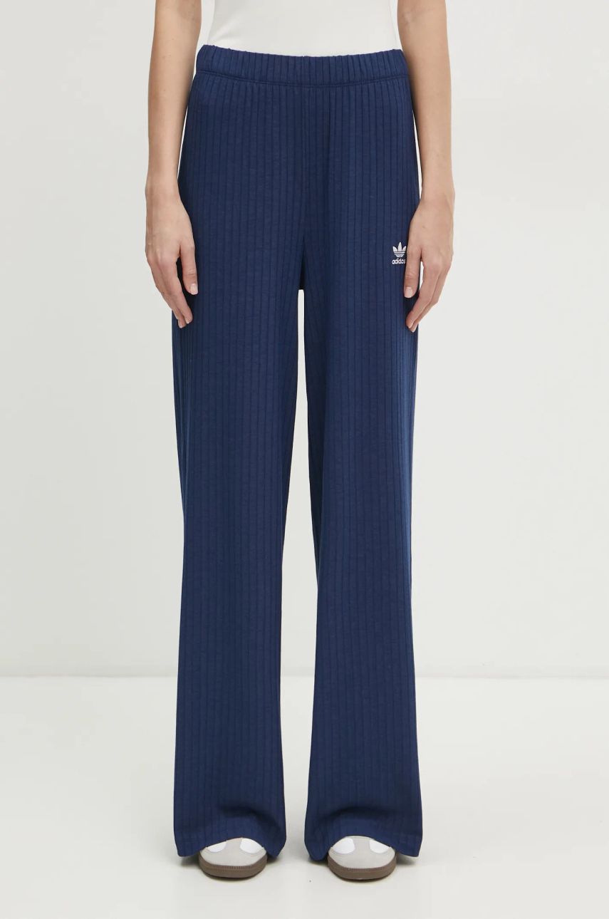 Nohavice adidas Originals Originals Essential Wide-Leg Pants Modrá | JD1496, 0