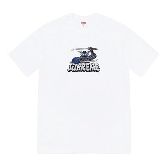 Tričko Supreme Samurai Graphic Short Sleeve T-Shirt Biela | SUP-FW21-133, 0