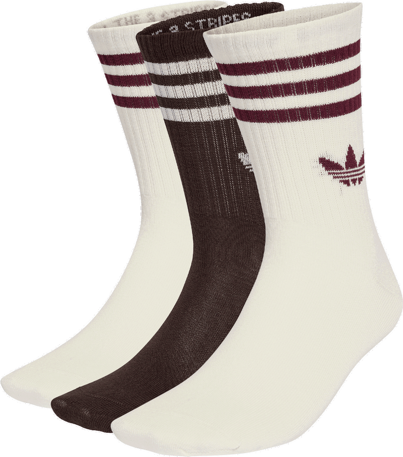 Ponožky adidas Originals Real Madrid Lfstlr 3-Pack Striped Crew Socks Rôznofarebný | kc7789
